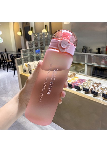 Yeni Buzlu Plastik Taşınabilir Bardak Öğrenci Açık Su Bardağı Buzlu Toz 780 ml (Yurt Dışından)