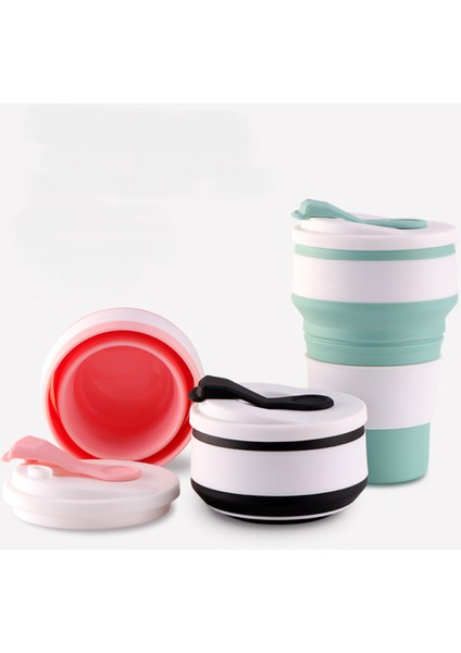 Kahve Fincanı - Cep Boyutunda Katlanabilir Silikon Seyahat Kupası, 12OZ / 355ML （açık Yeşil） (Yurt Dışından) fiyatları