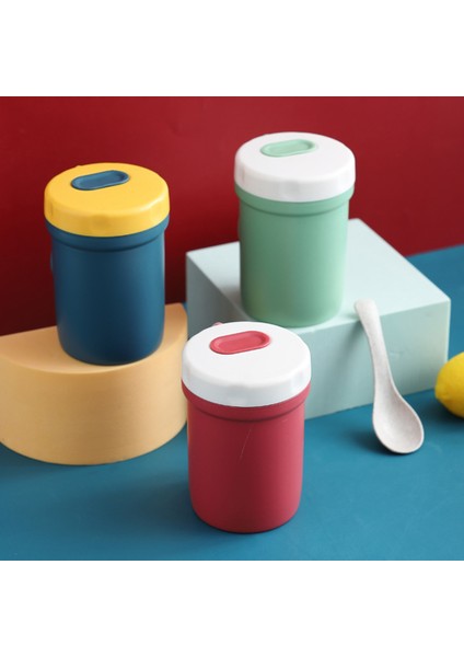 Plastik Su Bardağı, 350 ml Taşınabilir Mikrodalgada Kullanılabilir Kahvaltı Bardağı, Okul Ofis Açık Seyahat Öğrenci Için (Alıç Kırmızısı) (Yurt Dışından) fiyatları