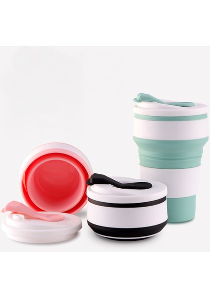 Kahve Fincanı - Cep Boyutunda Katlanabilir Silikon Seyahat Kupası, 12OZ / 355ML （siyah） (Yurt Dışından) modelleri