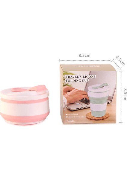 Kahve Fincanı - Cep Boyutunda Katlanabilir Silikon Seyahat Kupası, 12OZ / 355ML (Pembe） (Yurt Dışından) fiyatları