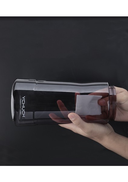 Büyük Kapasiteli Uzay Fincanı Spor Su Şişesi Açık Su Bardağı Erkekler ve Kadınlar Taşınabilir Bardak Filtre Su Şişesi Siyah 2100 ml (Yurt Dışından) fiyatları