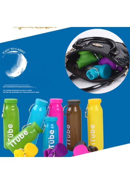 Katlanabilir Su Şişesi - Seyahat Için Katlanabilir Su Şişesi - Bpa Içermez - Birinci Sınıf Tıbbi Sınıf Silikon - Üçlü Sızdırmazlık - Hafif - 23OZ (Sarı) (Yurt Dışından)