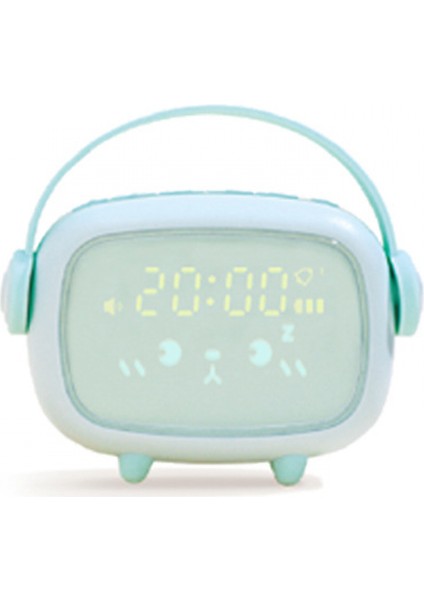 Justup Çocuklar Çalar Saat Yatak Odası Çocuk Uyku Eğitmeni Uyandırma Işığı Gece Lambası --- Yeşil (Yurt Dışından) fiyatları