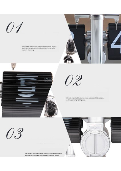 Retro Dijital Çevirmeli Saat - Içten Dişliyle Kumandalı-Beyaz-1 (Yurt Dışından) fırsatları