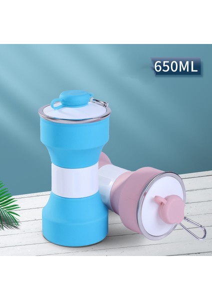 Katlanabilir Su Şişesi, Karabinalı Kamp Bardağı, Yeniden Kullanılabilir Silikon Katlanabilir Sızdırmaz Dış Mekan Için Taşınabilir Spor Seyahat Su Şişeleri, Seyahat Spor Salonu Yürü (Yurt Dışından) fiyatları