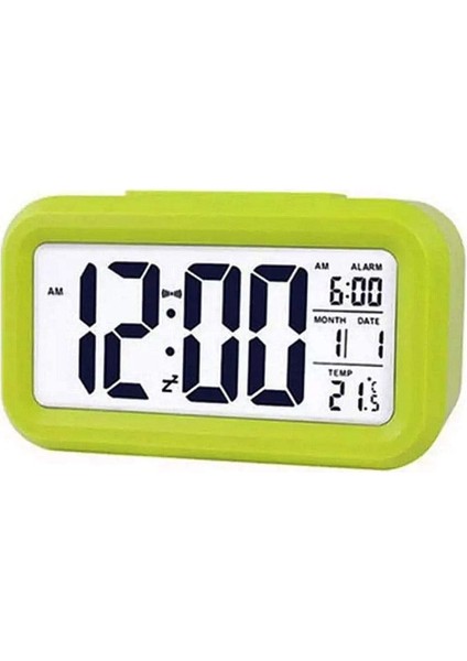 Dijital Alarm LED Ekran Pil Alarmı Yeşil (Yurt Dışından)