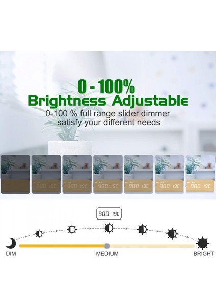 Kablosuz Şarjlı Dijital Ahşap Çalar Saat, %0-100 Dimmer, Çift Alarm, Hafta Içi/hafta Sonu Modu, Erteleme, Yatak Odası, Başucu, Masa, Çocuklar Için Ahşap LED Saatler (Bambu) (Yurt Dışından) fiyatları