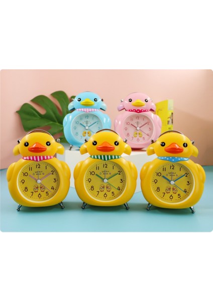 Yatak Odaları Için Çalar Saatler, Karikatür Çalar Saat Küçük Sarı Ördek Çalar Saat, Öğrenci Çocuk Ev Dekorasyonu Masaüstü Saati (Mor) (Yurt Dışından) fiyatları