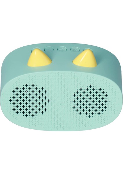 Dijital Çalar Saat Hoparlörü, Sıcaklık Göstergeli Karikatür Kedi Çalar Saat, Çift Çalar Saat, Bluetooth Hoparlör Radyo, Yatak Odası Ofisi Için Eller Serbest Çağrı (Yeşil) (Yurt Dışından) fiyatları
