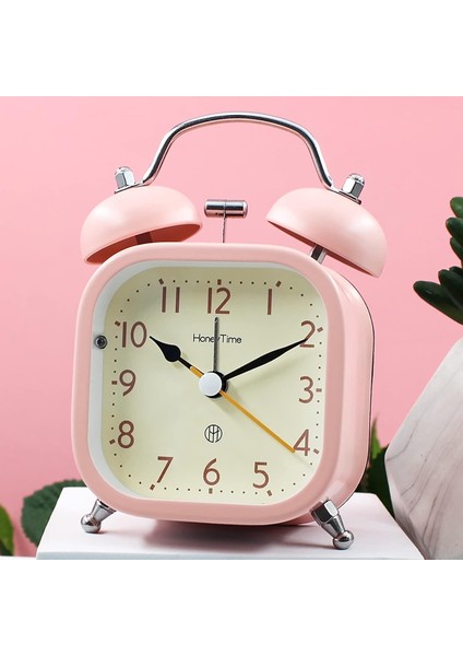 3'' Küçük Masa Saatleri Sessiz Geçmeyen Analog Çalar Saat, Arkadan Aydınlatmalı, Pille Çalışan Yüksek Sesli Çalar Saat Seyahat Çalar Saat, Yatak Odası / Ofis / Mutfak / Raf Dekoras (Yurt Dışından) fiyatları