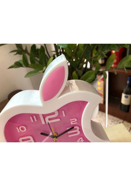 Yatak Odası Çalar Saat, Elma Çalar Saat, Öğrenci Ev Dekorasyonu Masaüstü Saati (Yurt Dışından) fırsatları