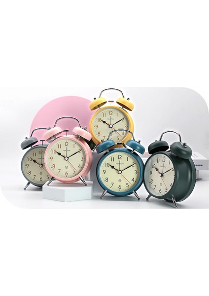 4 Inç Çalar Saat, Analog Metal Çalar Saat, Öğrenci Ev Dekorasyonu Masaüstü Saati (Yurt Dışından) fiyatları