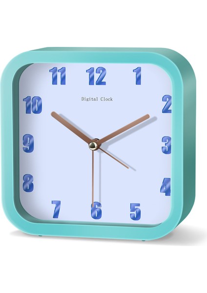 Öğrencilerin Ayağa Kalkması Için Basit Düz Renkli Tüm Maç Çalar Saat Çocuk Sessiz Elektronik Saat Başucu Saati Eser (Yurt Dışından)