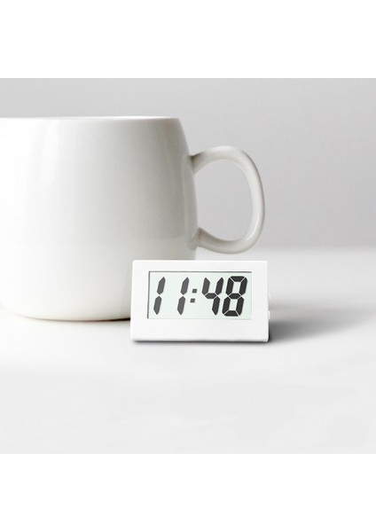 Mini Araba Saati Araba Kontrol Paneli Saati Oto Araba Kamyon Kontrol Paneli Zaman Araç Elektronik Dijital Saat Kendinden Yapışkanlı Braket Dijital Saat Beyaz (Yurt Dışından) fiyatları