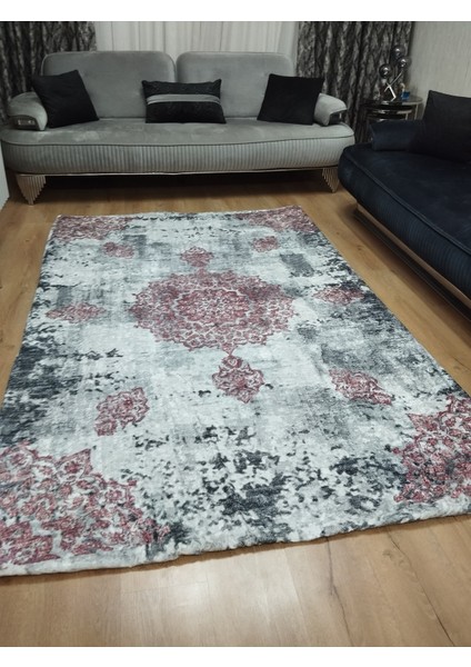 Ipek Kadife Kumaştan Lastikli Halı Örtüsü