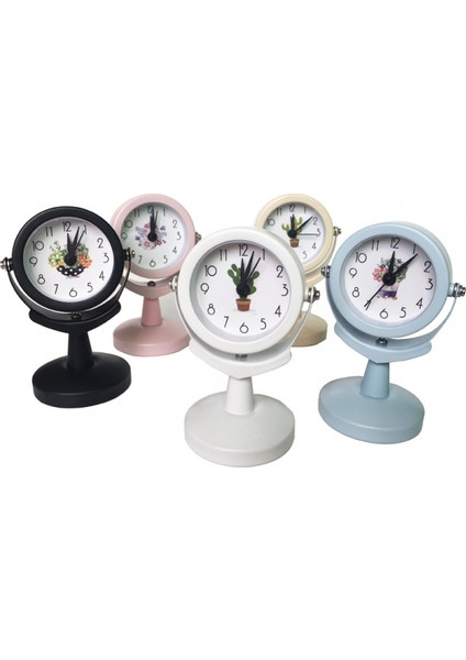 Radyo Alarmlı Rf Saat Analog Alarm Masası Ölçeksiz Çalar Saat - Beyaz, 6 x 9,5 cm (Yurt Dışından) fiyatları