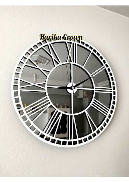 Gerçek Aynalı Dekoratif Duvar Saati (40- 50 Cm)