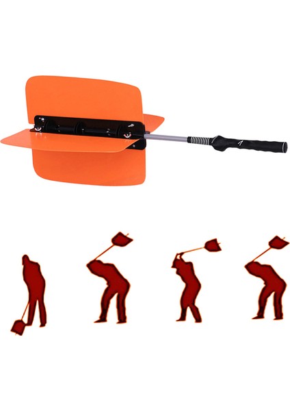 Golf Salıncak Fan Direnci Eğitmeni Swing-Power Beceri Uygulama Yardımcıları Araçları Turuncu (Yurt Dışından) indirimleri
