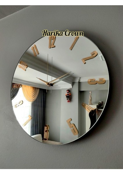 Gerçek Aynalı Dekoratif Duvar Saati (40- 50 Cm) fiyatları