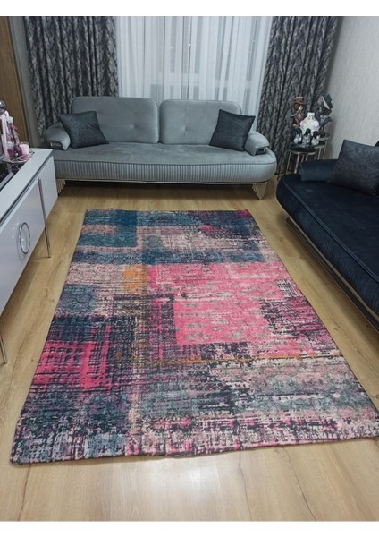 Ipek Kadife Kumaştan Lastikli Halı Örtüsü