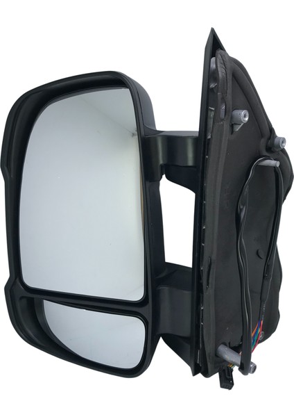 Dış Dikiz Aynası Ducato, Boxer, Jumper 2006-2022 Elektrikli, Isıtmalı, Sinyalli, Manuel Katlanır, Siyah Kapak, 8 Pın