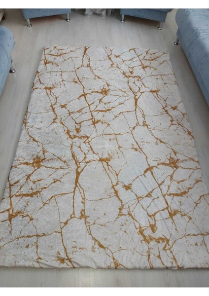 Ipek Kadife Kumaştan Lastikli Halı Örtüsü