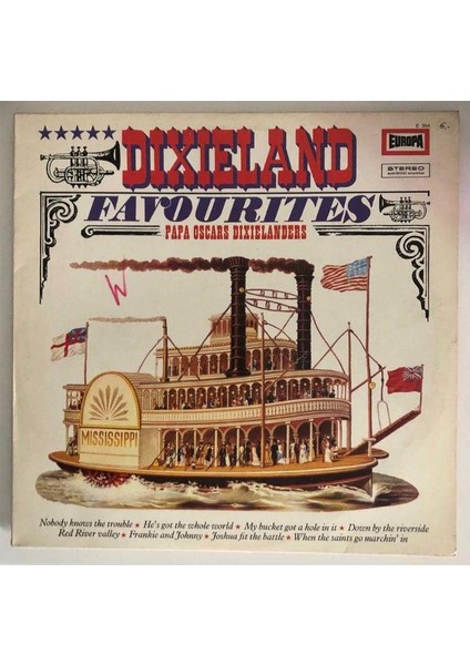 Papa Oscars Dixielanders Dixieland Favourites Lp Plak (Orjinal 1972 Alman Dönem Baskı)