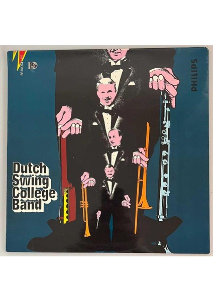 The Dutch Swing College Band D.s.c. Live! Lp Double Çift Plak (Orjinal Alman Baskı)