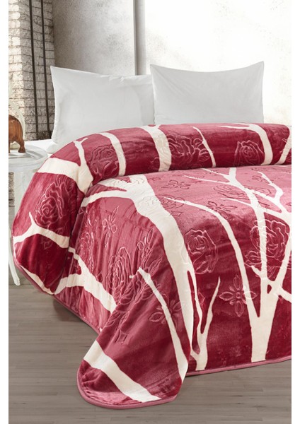 4 kg Battaniye Supersoft Embos Kalın Yumuşak Peluş Çift Kişilik Yumoş Kabartma 220X240 cm Devin