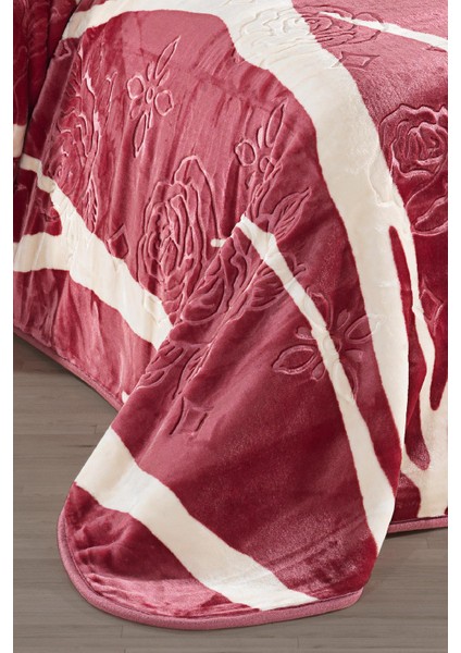 4 kg Battaniye Supersoft Embos Kalın Yumuşak Peluş Çift Kişilik Yumoş Kabartma 220X240 cm Devin