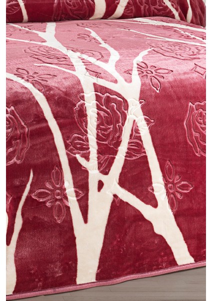 4 kg Battaniye Supersoft Embos Kalın Yumuşak Peluş Çift Kişilik Yumoş Kabartma 220X240 cm Devin