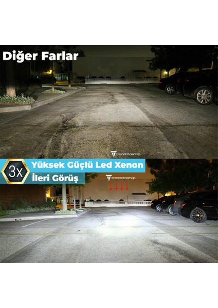 Honda Civic Vtec 2 2004-2012 Şimşek Etkili Sis LED Xenon Far Ampulü