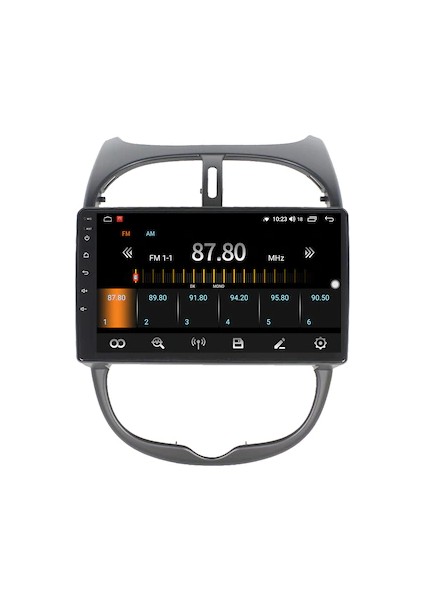 Peugeot 206 (2002-2010) Android 12 Carplay Navigasyon Multimedya - 2gb Ram 32GB HDD