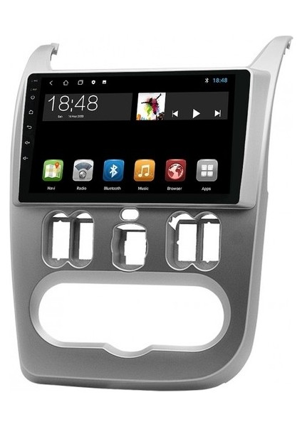 Dacia Logan (2010-2013) Android 12 Carplay Navigasyon Multimedya - 4gb Ram 32GB HDD