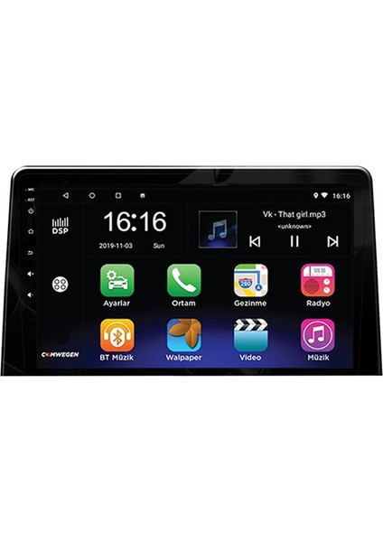 Peugeot Rifter (2019-2021) Android 12 Carplay Navigasyon Multimedya - 2gb Ram 32GB HDD