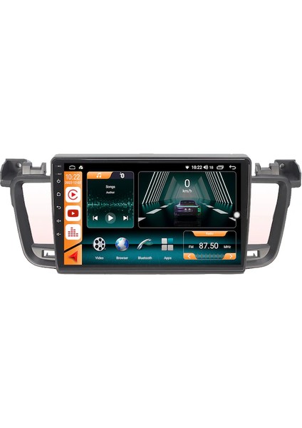 Peugeot 508 Android 12 Carplay Navigasyon Multimedya - 2gb Ram 32GB HDD