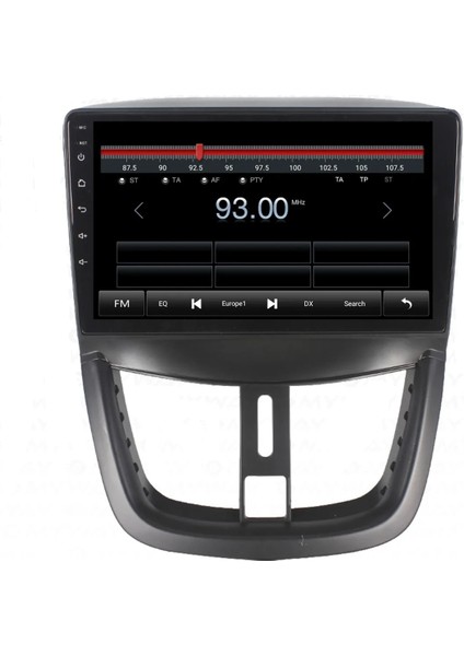 Peugeot 207 (2006-2010) Android 12 Carplay Navigasyon Multimedya - 8gb Ram 128GB HDD fiyatları