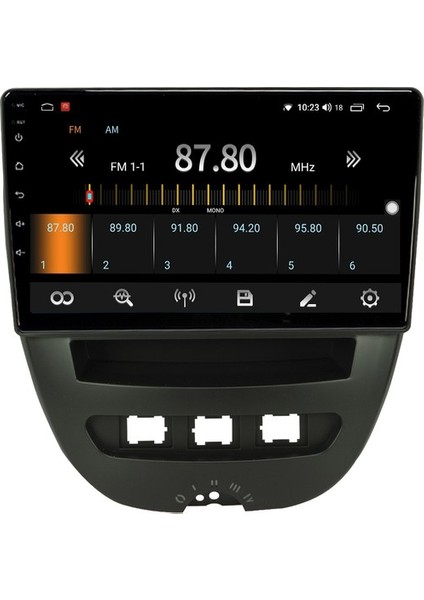 Peugeot 107 (2005-2014) Android 12 Carplay Navigasyon Multimedya - 2gb Ram 32GB HDD