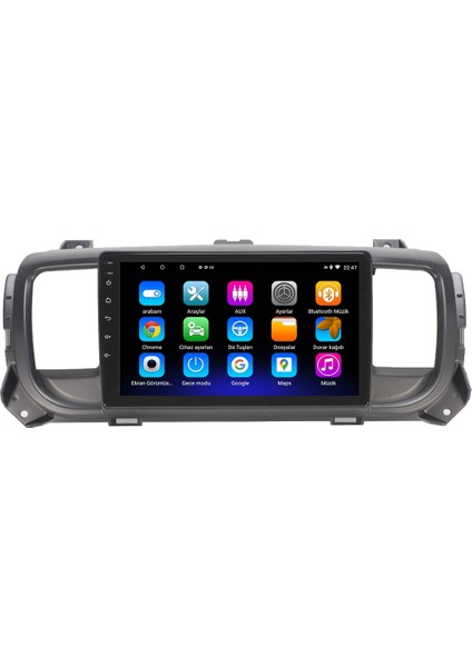 Peugeot Expert (2021) Android 12 Carplay Navigasyon Multimedya - 2gb Ram 32GB HDD