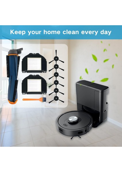 RV2310/RV2310AE Için Vakum Aksesuarları Seti 1 Ana Fırça+2 Hepa Filtre+6 Yan Fırça+1 Temizleme Aracı (Yurt Dışından) fırsatları