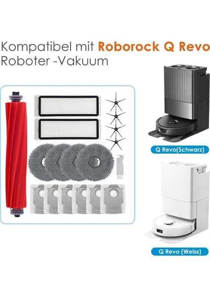 Q/P10 A7400RR Elektrikli Süpürge Ana Yan Fırça Hepa Filtre Paspas Bezleri Toz Torbası Yedek Parça (Yurt Dışından)