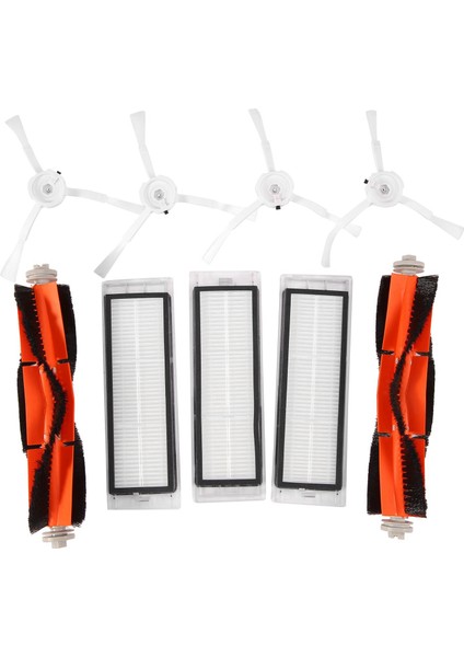 9-Pack Filtre Hepa Yan Fırça Ana Fırça Mı S50 S51 S55 S5 Xiaowa Elektrikli Süpürge Yedek Parça Aksesuarları (Yurt Dışından)