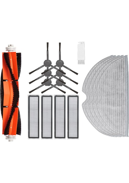 Bot Için D9 Max L10 Pro Robotlu Süpürge Aksesuarları Ana Yan Fırça Paspas Bezi Hepa Filtre Yedek Parçaları (Yurt Dışından)