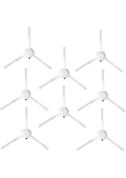 Bot L10S ULTRA/S10/S10 Pro Robotlu Süpürge Için 8 Adet Yedek Yan Fırça (Yurt Dışından)