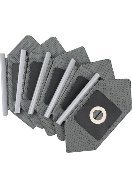 Medya Için 5 Adet QW12T-608/12Z4/QW12T4 Evrensel Dokunmamış Bez Çanta Yeniden Kullanılabilir Elektrikli Süpürge Torbaları Toz Torbaları (Yurt Dışından)