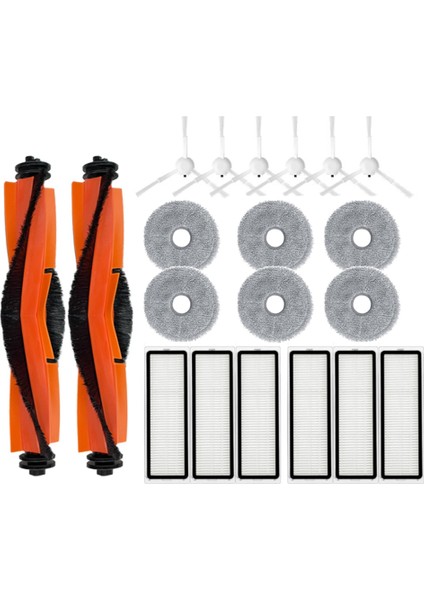 Robotlu Süpürge Için 20 Adet 3s B108CN/2PRO B113CN Robotlu Süpürge Yedek Parçalar Ana Yan Fırça Filtre Paspas (Yurt Dışından) fırsatları