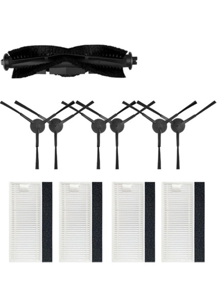 G8000/G8000 Pro/ G20 Robot Süpürgeler Için Silindir Ana Yan Fırça Hepa Filtresi Yedek Parça Aksesuarı (Yurt Dışından)