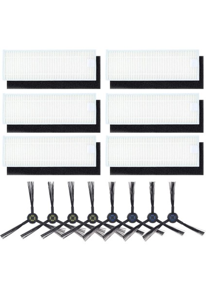 Ssr1 Ssra1 A9S A9 A7 Robotlu Süpürge Aksesuarları Için Yedek Yan Fırça Hepa Filtre (Yurt Dışından)
