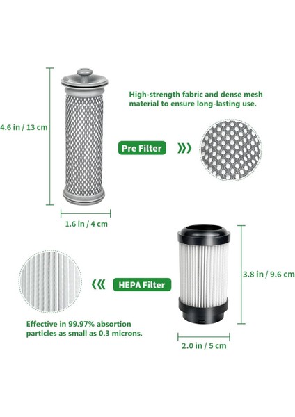 S15 Serisi Hava Pet Akülü Elektrikli Süpürge Için S15 Hepa Yedek Filtre, Ön ve Son Filtre (Yurt Dışından) fırsatları
